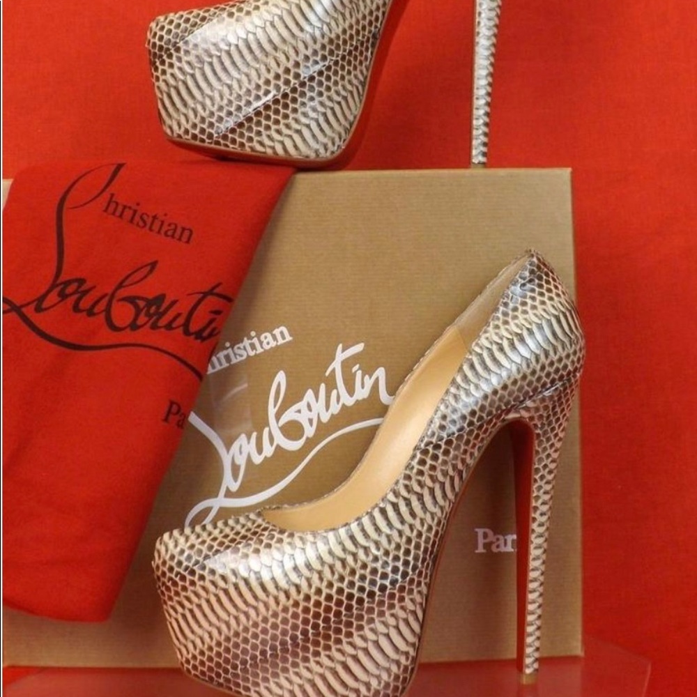 Python Heels Like New Only Wore Once - image 2